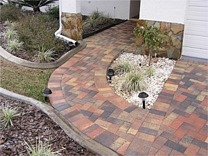 Concrete Paver Walkway, Homosassa, FL 